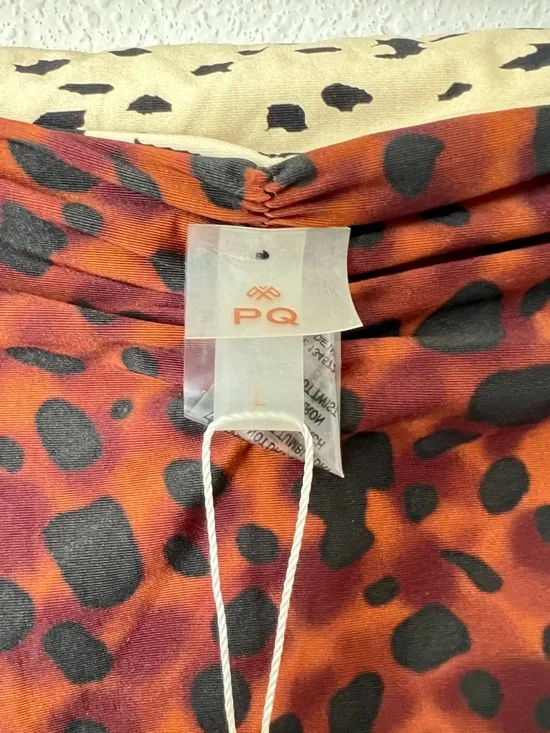 PQ Swim Reversible Wild Heart Tie Teeny Bikini Bottom Size L - Picture 9 of 10